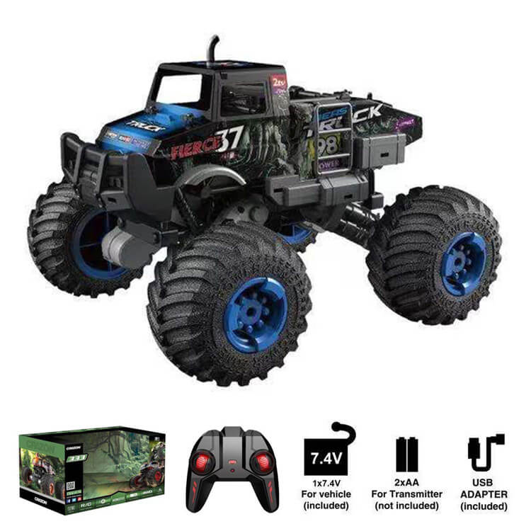 Boys Remote Control Car 4x4 Off Road Monster Truck Electric
